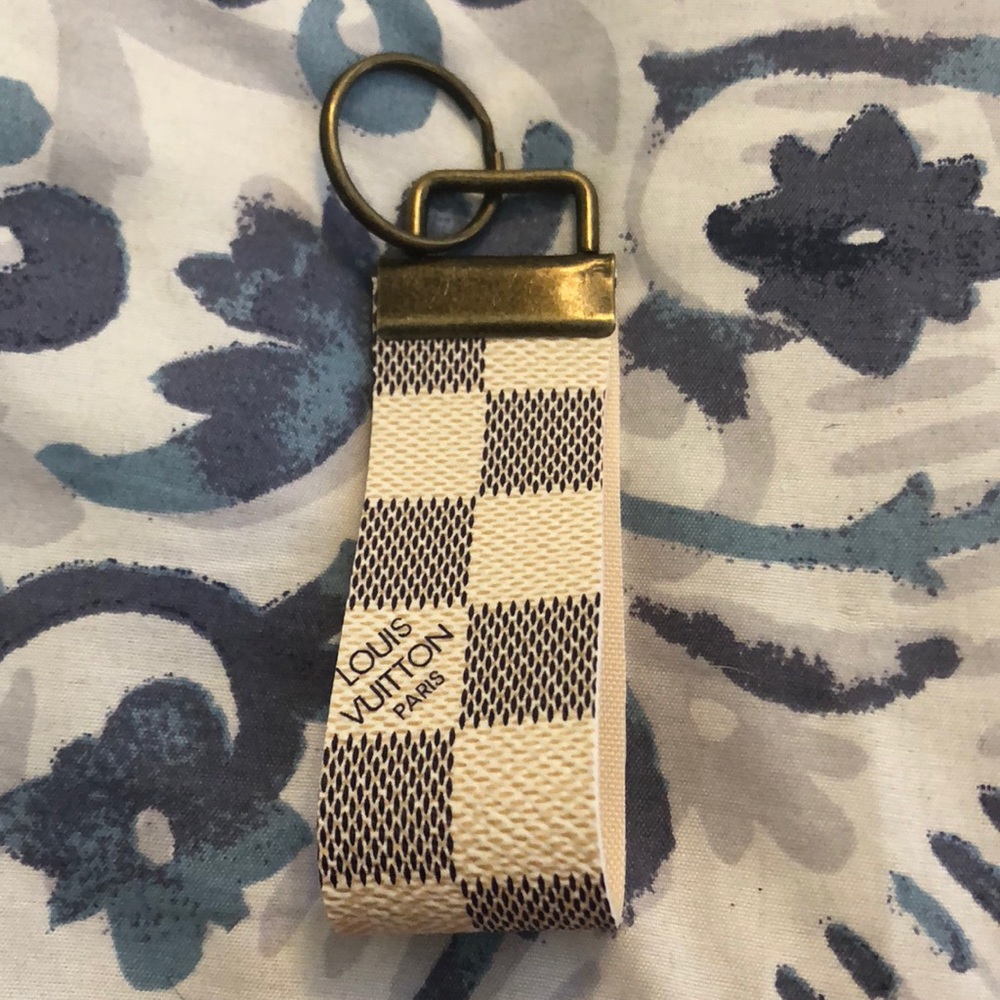 Louis Vuitton Damier Azur keyfob